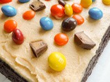 Insane Chocolate and Peanut Butter Sheet Cake