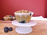 Skinny Banana and Blueberry muffins