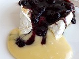 Small Baked Camemberts With Homemade Blueberry Compote