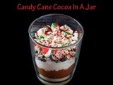 Candy Cane Cocoa In a Jar