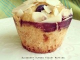 #MuffinMonday: Blueberry Almond Yogurt Muffins