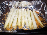 Baked White Asparagus with Romano Cheese