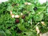 Cranberry-Almond Kale Salad