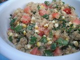 Quinoa with Roasted Corn and Cilantro