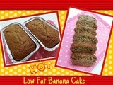 Low Fat Banana Cake