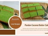 Pandan Coconut Butter Cake