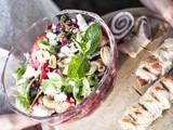 Grillrezept: „Saltimbocca“ mit Nektarinen-Salat