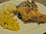 Hunk of Meat Monday: Ranch Oven Fried Chicken Birthday Dinner