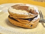 Pumpkin Ricotta Pancakes with a side of pumpkin carving