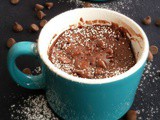 1 min Chocolate Mug Cake - Eggless Recipe
