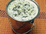 Keerai Puliserri (Creamy Spinach Buttermilk Gravy)