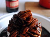Baked Irish Brie with Sunburnt Red Ale Caramel and Pecans