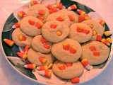 Candy Corn Sugar Cookies - Martha
