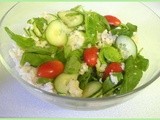 Rice and Baby Spinach Salad