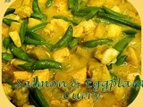 Salmon and Eggplant Curry