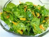 Spinach, Mandarin and Almond Salad
