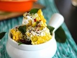 Corn in seasoned coconut milk