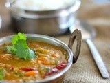 Sambar- South Indian lentil and vegetable stew