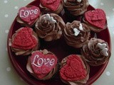 Valentine’s Day Chocolate Cupcakes