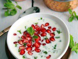 Mint and Pomegranate Raita Recipe | Anar Ka Raita