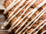 Carrot Cake Scones with Maple Cream Cheese Glaze