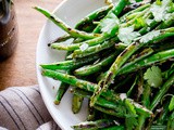 Charred Green Beans with Cilantro-Lime Vinaigrette