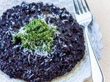 Forbidden Rice Risotto with Kale Pesto