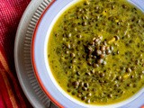 Green-Lentil Soup with Coconut Milk and Indian Spices