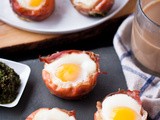 Pass the Prosciutto| Prosciutto Egg Cups with Pesto