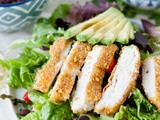 Tortilla-Crusted Chicken Salad with Cilantro Dressing