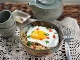 Burmese-Inspired Eggs with Rice for Breakfast