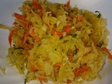 Sauerkraut and Carrot Side Dish