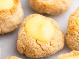 Keto Lemon Thumbprint Cookies