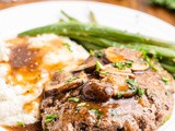 Keto Salisbury Steaks with Mushroom Gravy