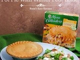 Marie Callender's Pot Pie and Winter Pear Salad