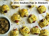 Mini Reuben Pigs in Blankets for #Pigsinblanketsday