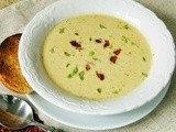 Roasted Cauliflower and Cheese Soup