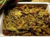 Sausage, Tomato and Spinach Pasta Bake