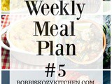 Weekly Meal Plan #5
