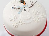Diy Snowman Cake Tutorial: Who needs snow when you can design your own Snowman cake and it will never