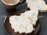 Enchanting Brush Embroidery Sugar Cookie Plaque