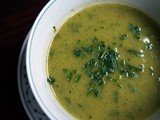 Zucchini-Kastanien Suppe