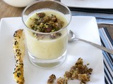 Bloemkoolsoepje met krokante baconkruim