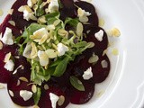 Carpaccio van rode biet