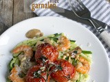 Courgetti met garnalen