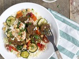 Falafel salade met couscous