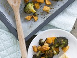 Geroosterde broccoli met zoete aardappel