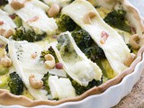 Hartige taart met broccoli en brie (quiche)