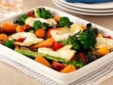 How To Make Roasted Vegetables With Halloumi