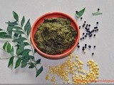 Karuvepillai Kuzhambu (Curry Leaves Curry) ~~ recipe